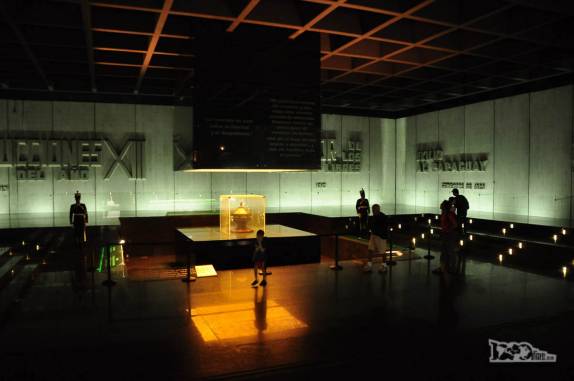 Visita ao mausoleu de Artigas, na Plaza Independencia, no Centro Velho de Montevideo, no Uruguai